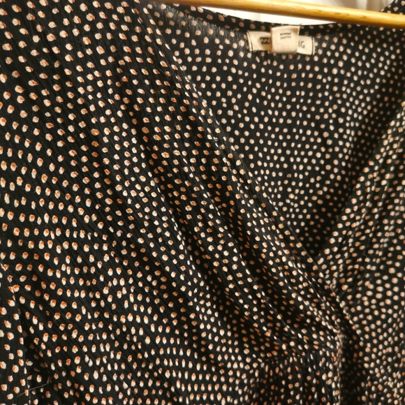 Billabong black polka dot mini dress - Picture 3 of 4